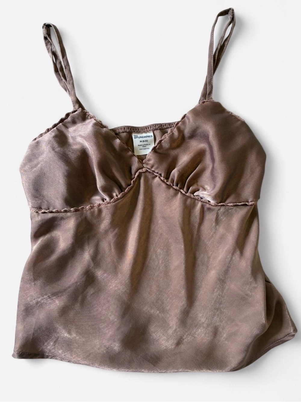 No Boundaries Brown Cami Medium